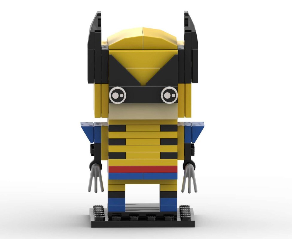 Lego Wolverine Brickhead