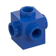 Brick Special 1 x 1 Studs on 4 Sides / Blue