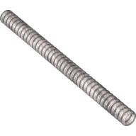 Lego Hose, Ribbed 7mm D. 13L / 10.4cm / Metallic Silver