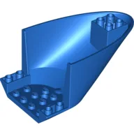 Aircraft Fuselage Curved Aft Section 6 x 10 Bottom / Blue
