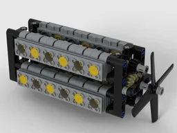 Piston engine, H24