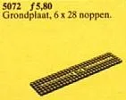 Wagonplate, 6 x 28 Studs
