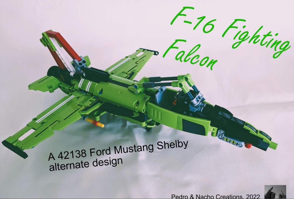 Lego F-16 Fighting Falcon (42138 Ford Mustang Shelby)