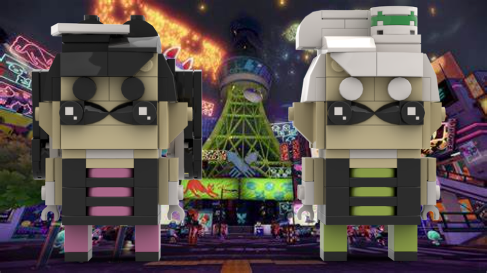 Lego Callie and Marrie Brickheadz