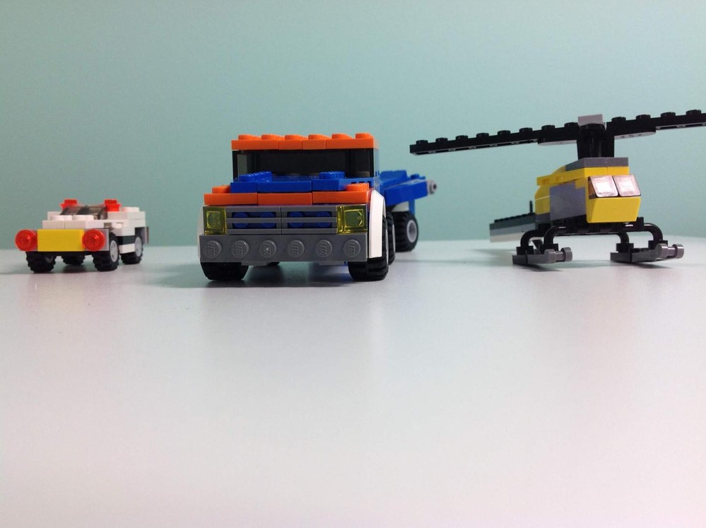 Lego Truck, Trailer, Boat, Helicopter, Ambulance 5765