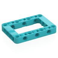 Lego Technic Beam Frame 5 x 7 with 3 x 5 Opening Thick / Medium Azure