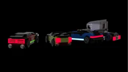 Car pack #4 (1:55 scale)