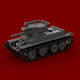 LEGO ww2 BT-5 Soviet fast tank