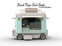 French Crepe Food Trailer (La Creperie) - Market Stall Series