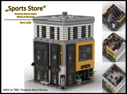 Sports Store - Shopping Arcade Series - Modular Building