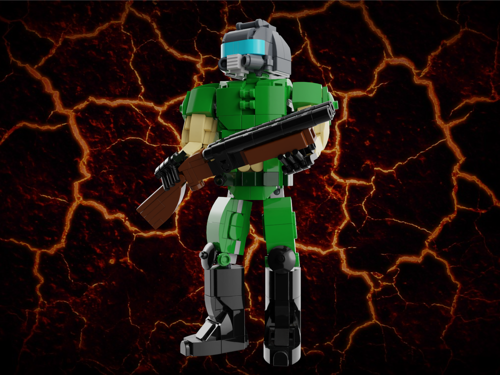 Lego Classic Doomguy