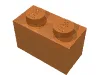 Brick 1 x 2 / Medium Nougat