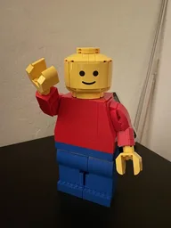 Simple Bald Top for 40649 Up-Scaled Minifigure