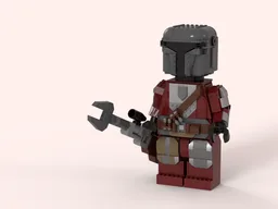 Maxifigure Mandalorian and his Amban sniper rifle