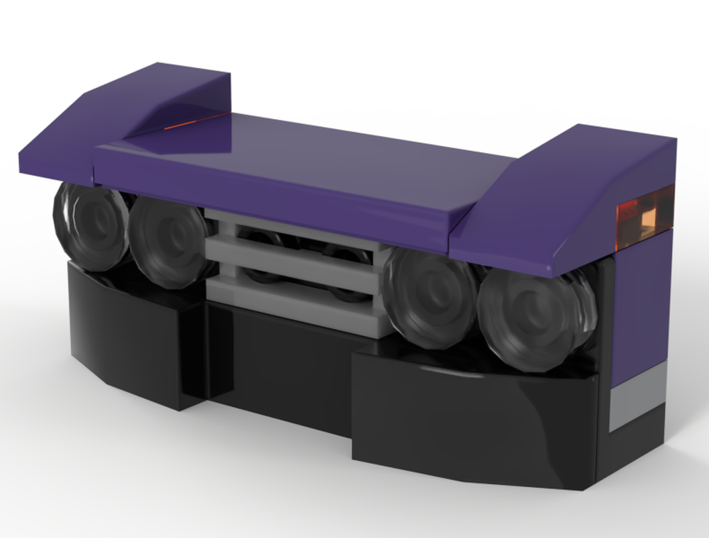 Lego 60408 purple muscle car front bumper 1