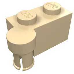 Hinge Brick 1 x 4 [Upper] / Tan