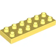 Duplo Plate 2 x 6 / Bright Light Yellow