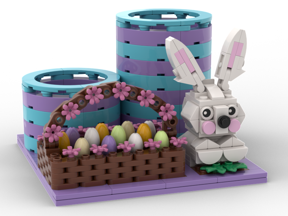 Lego Pencil Holder - Easter