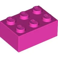 Brick 2 x 3 / Dark Pink