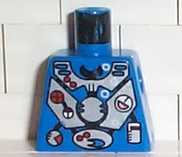 Torso Aquazone Hydronaut Silver Diving Pattern 1
