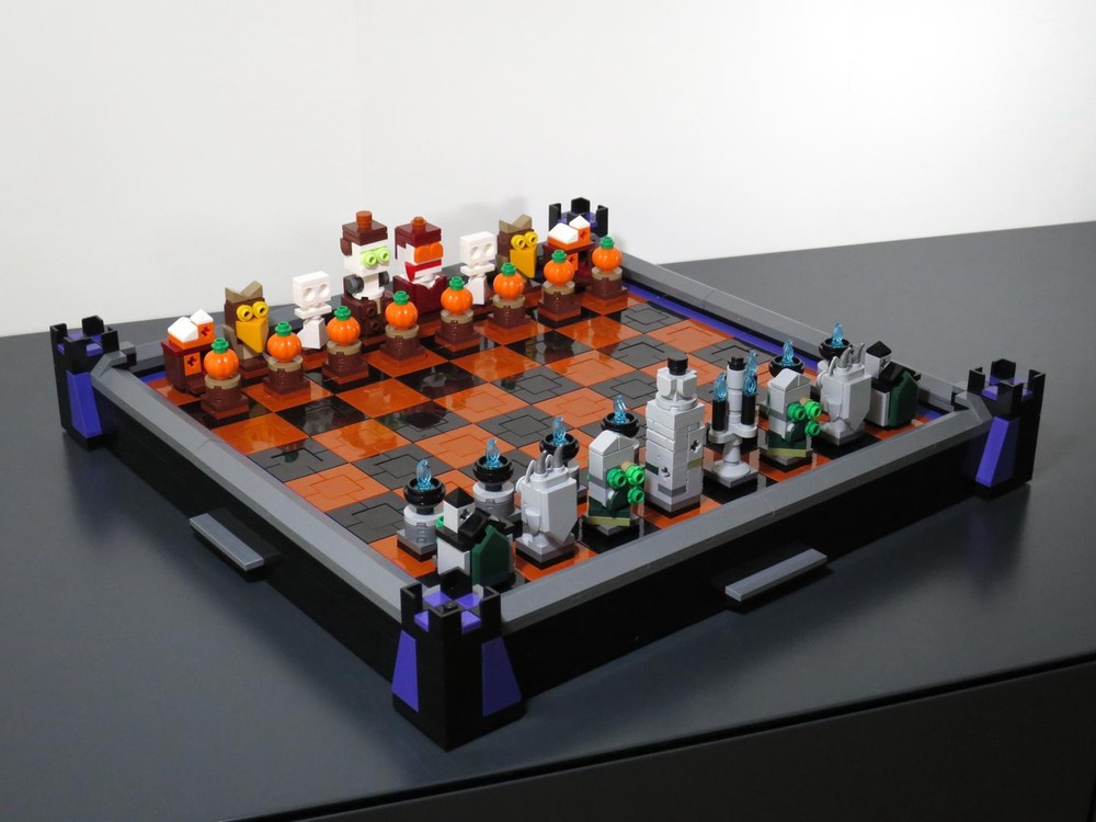 Lego Helloween Chess Set
