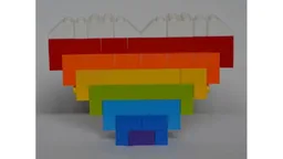 10696 Rainbow Heart