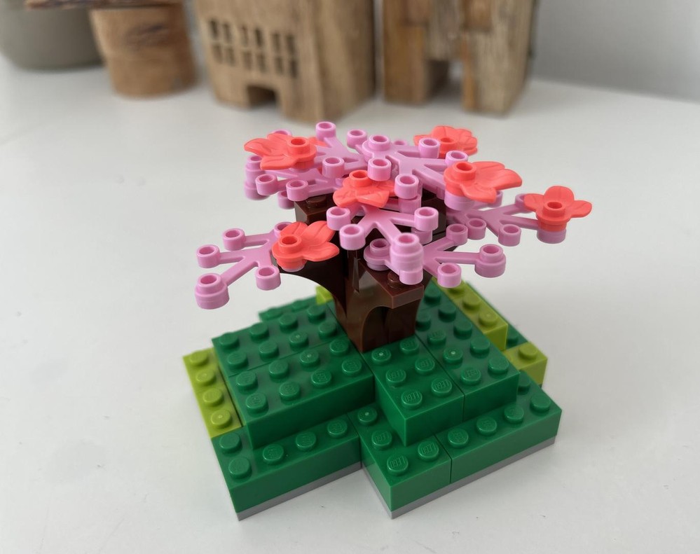 Lego Mini Cherry Blossom Tree designed