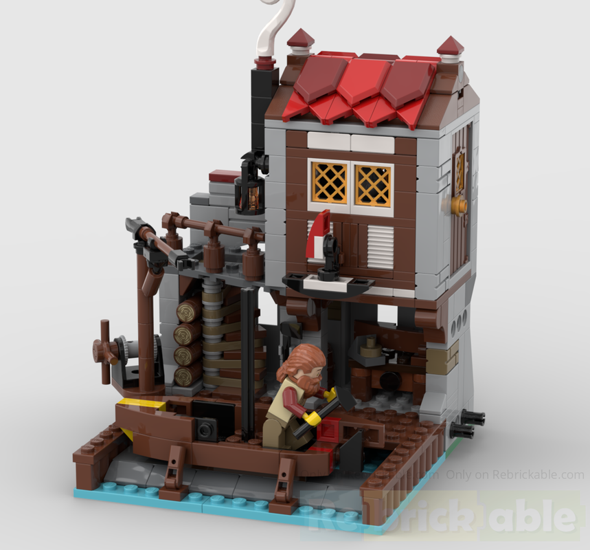 Lego Shipyard module for Seaside Market