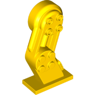 Lego Mech Leg, Left, with Black Pin / Yellow