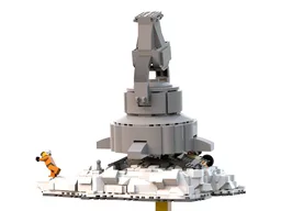 MOC "SnowSpeeder Crash"