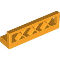 Lego Fence Lattice 1 x 4 x 1 / Bright Light Orange