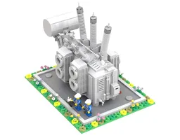 High Voltage Electrical Substation: Power Transformer
