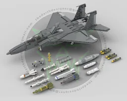 F-15 E Strike Eagle | 1:33 Minifigure Scale