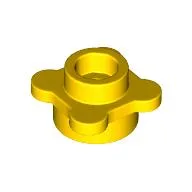 Plant, Flower, Plate Round 1 x 1 with 4 Petals / Yellow