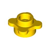 Lego Plant, Flower, Plate Round 1 x 1 with 4 Petals / Yellow