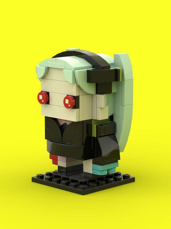 Lego Cyberpunk: EDGERUNNERS Brickheadz support version