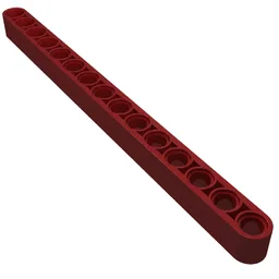 Technic Beam 1 x 15 Thick / Dark Red