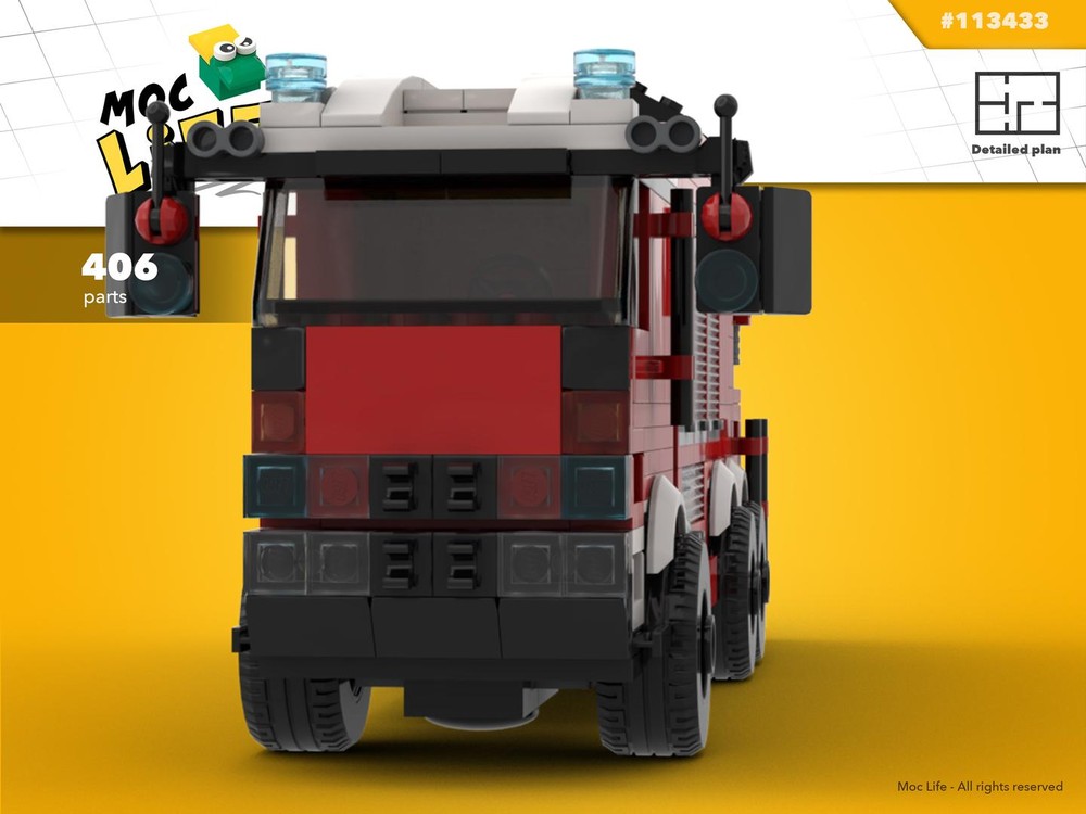Lego DAF Austria fire engine