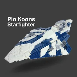 Plo Koons Starfighter (2025 Edition) for 75402 ARC-170
