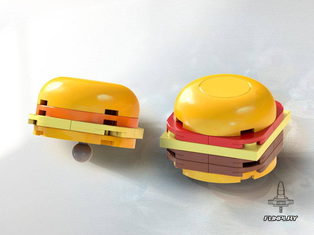 Lego Spinning Top #20 Small Burger