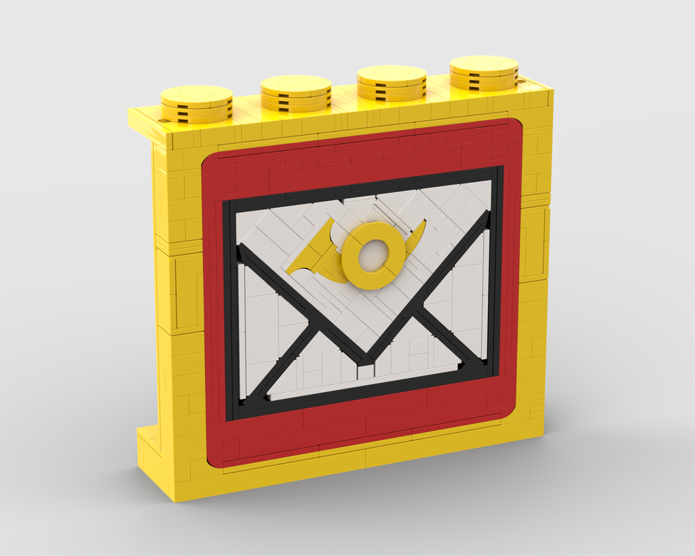 Lego Upscaled mail panel