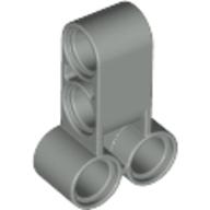 Lego Technic Pin Connector Perpendicular Long / Light Gray