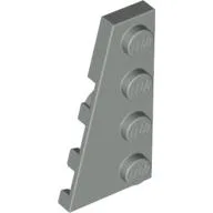 Wedge Plate 4 x 2 Left / Light Gray