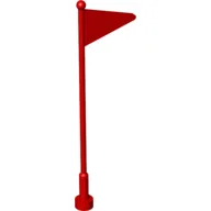 Antenna 8H Whip with Flag / Red