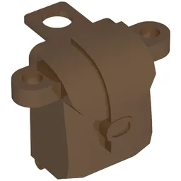 Minifig Neckwear Backpack [Opening] / Brown