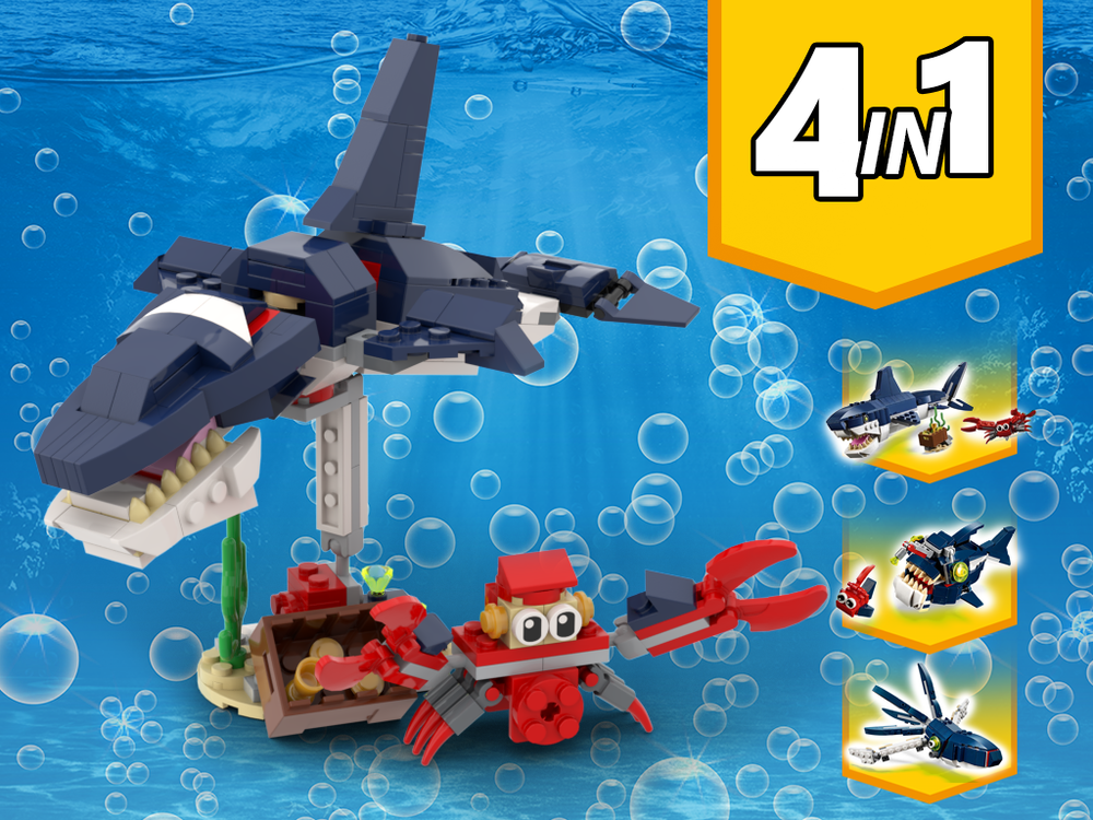 Lego 31088 Orca Whale Alternative Build