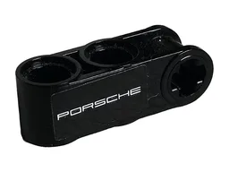 Technic, Axle and Pin Connector Perpendicular 3L with 2 Pin Holes with 'PORSCHE' Pattern Model Left Side (Sticker) - Set 42096