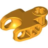 Technic Axle Connector 2 x 3 with Ball Socket, Closed Sides, Squared Ends / Bright Light Orange