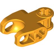 Lego Technic Axle Connector 2 x 3 with Ball Socket, Closed Sides, Squared Ends / Bright Light Orange
