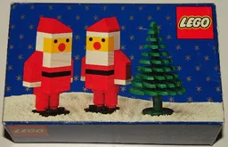 Two Santas and Tree